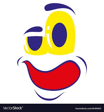 Flat icons on theme cartoon face funny emotion vector image