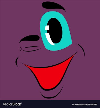 Flat icons on theme cartoon face funny emotion vector image