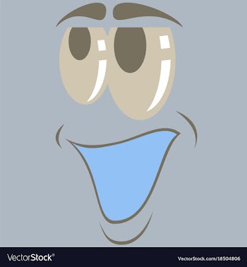 Flat icons on theme cartoon face funny emotion vector image