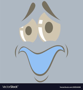 Flat icons on theme cartoon face funny emotion vector image