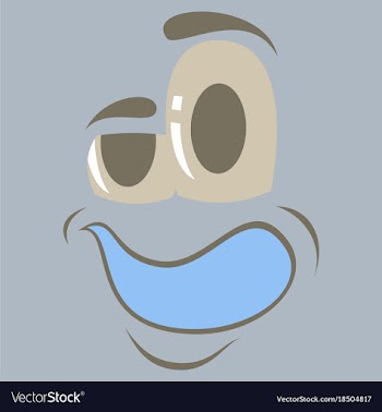 Flat icons on theme cartoon face funny emotion vector image