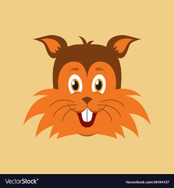 Flat icons on theme funny animals puppy vector image