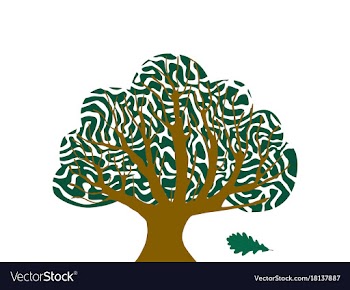 Flat icons on theme of andorra oak vector image