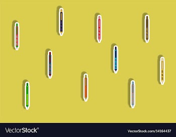 Flat icons set of dollar emblem concept in paper vector image