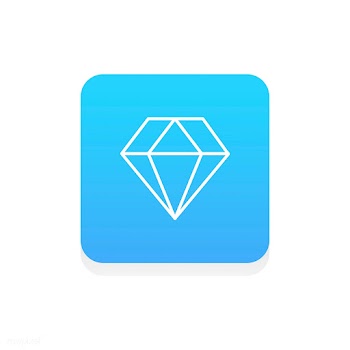 Flat illustration of a diamond icon | Free stock vector - 249711