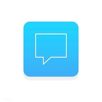 Flat illustration of chat icon | Free stock vector - 249569