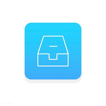 Flat illustration of delete archive button | Free stock vector - 250052