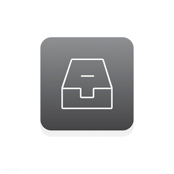 Flat illustration of delete archive icon | Free stock vector - 249037