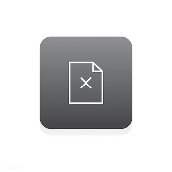 Flat illustration of delete document icon | Free stock vector - 248611