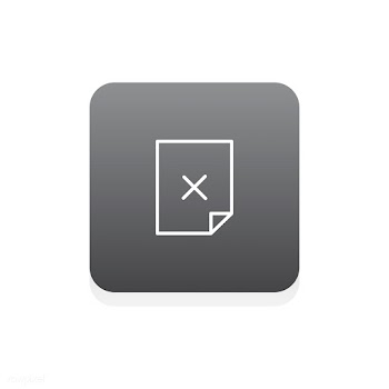 Flat illustration of delete files symbol | Free stock vector - 250149