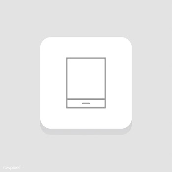 Flat illustration of digital tablet icon | Free stock vector - 249310