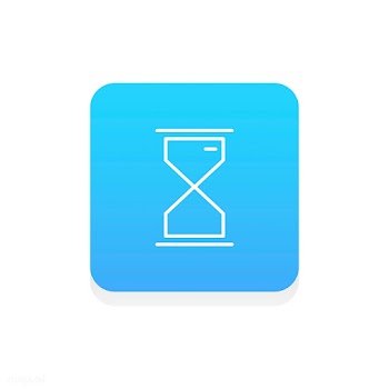 Flat illustration of hourglass icon | Free stock vector - 249664