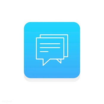 Flat illustration of messages icon | Free stock vector - 249548