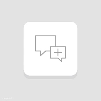 Flat illustration of new chat icon | Free stock vector - 249509