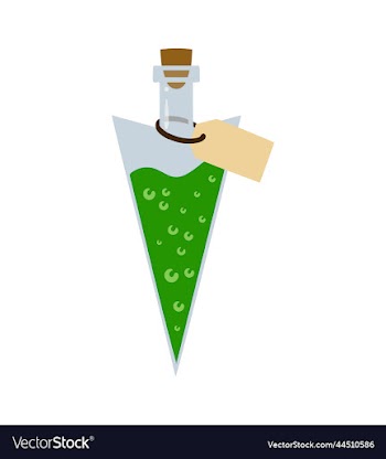 flat image of potion bottle