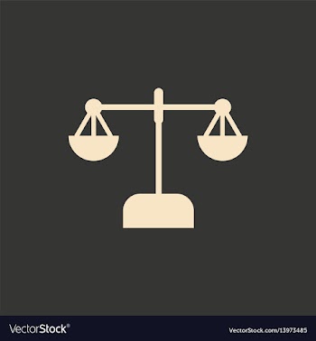Flat in black and white balance on background vector image