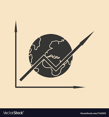 Flat in black and white chart on background of vector image