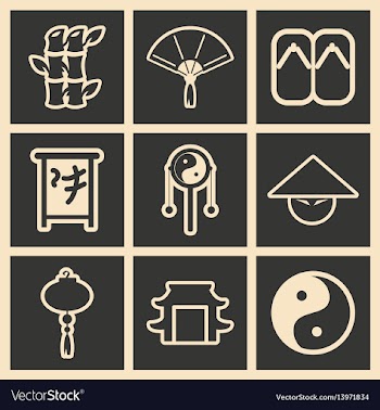 Flat in black and white concept mobile application vector image