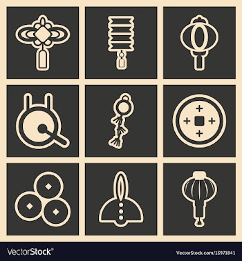 Flat in black and white concept mobile application vector image