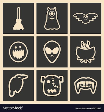Flat in black and white concept mobile application vector image