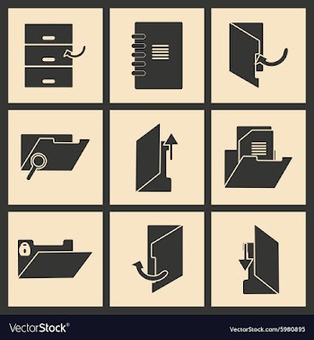 Flat in black and white concept mobile application vector image