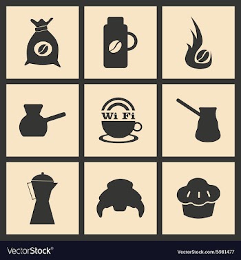 Flat in black and white concept mobile application vector image