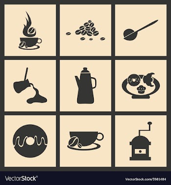 Flat in black and white concept mobile application vector image