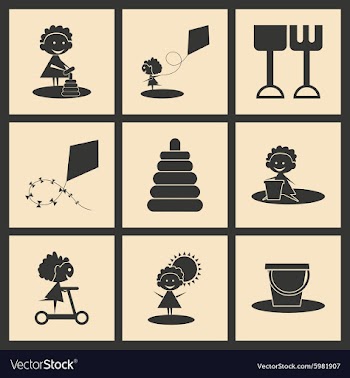 Flat in black and white concept mobile application vector image