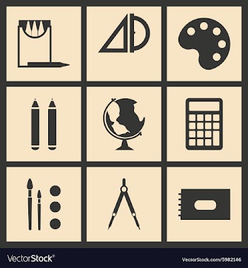 Flat in black and white concept mobile application vector image