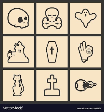 Flat in black and white concept mobile application vector image