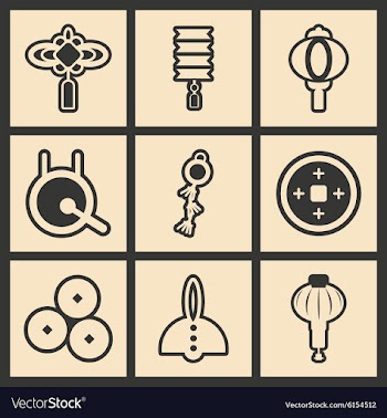 Flat in black and white concept mobile application vector image
