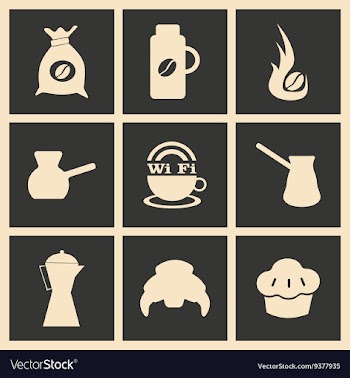Flat in black and white concept mobile application vector image