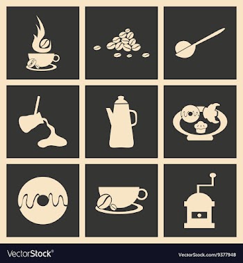 Flat in black and white concept mobile application vector image