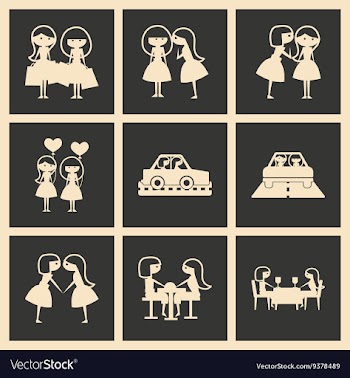 Flat in black and white concept mobile application vector image