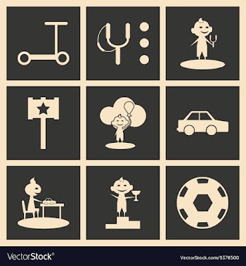 Flat in black and white concept mobile application vector image