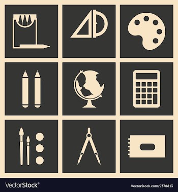 Flat in black and white concept mobile application vector image