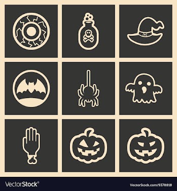 Flat in black and white concept mobile application vector image