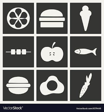 Flat in black and white concept mobile application vector image