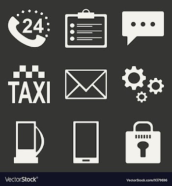 Flat in black and white concept mobile application vector image