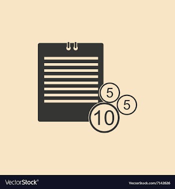 Flat in black and white contract and coins vector image