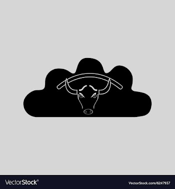 Flat in black and white dumplings with beef vector image