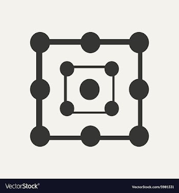 Flat in black and white mobile application alchemy vector image