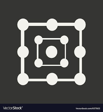 Flat in black and white mobile application alchemy vector image