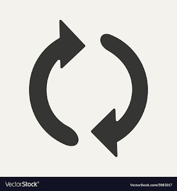 Flat in black and white mobile application arrow vector image