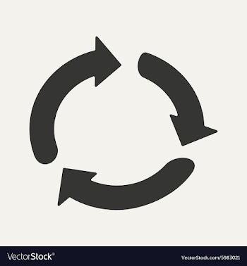 Flat in black and white mobile application arrow vector image
