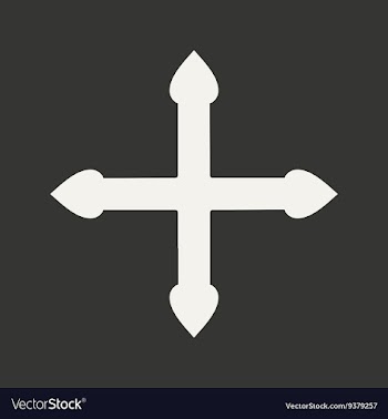 Flat in black and white mobile application arrow vector image