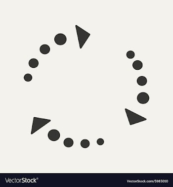 Flat in black and white mobile application arrows vector image