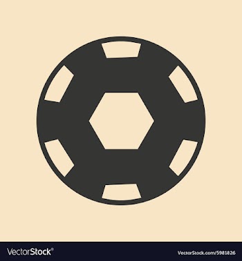 Flat in black and white mobile application ball vector image