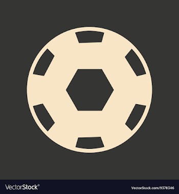 Flat in black and white mobile application ball vector image