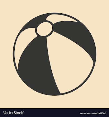 Flat in black and white mobile application beach vector image